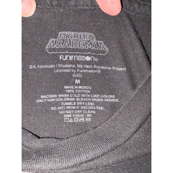*3/$15 My Hero Academia, Anime Men's Medium Black Graphic Tee Anime Shirt - Picture 4 of 5